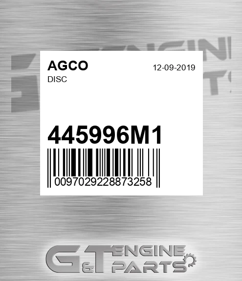 445996M1 Disc
