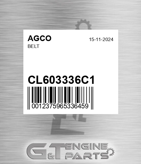 CL603336C1 Belt