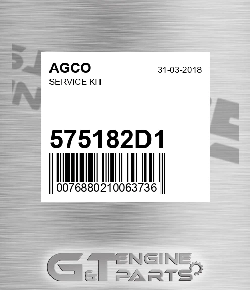 575182D1 AGCO Service Kit