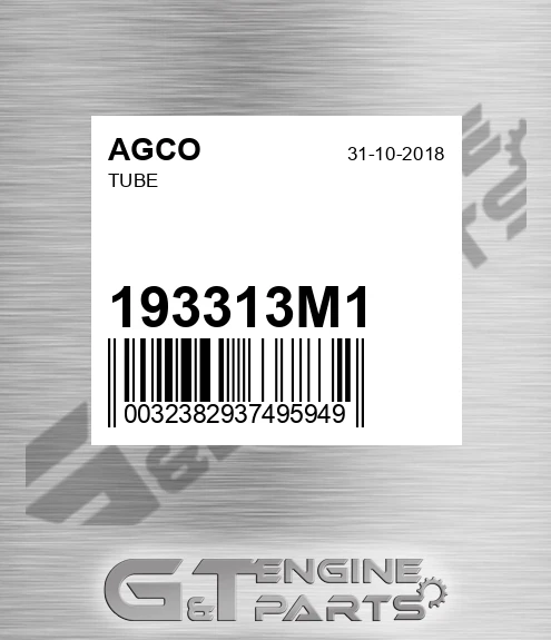 193313M1 Tube for AGCO