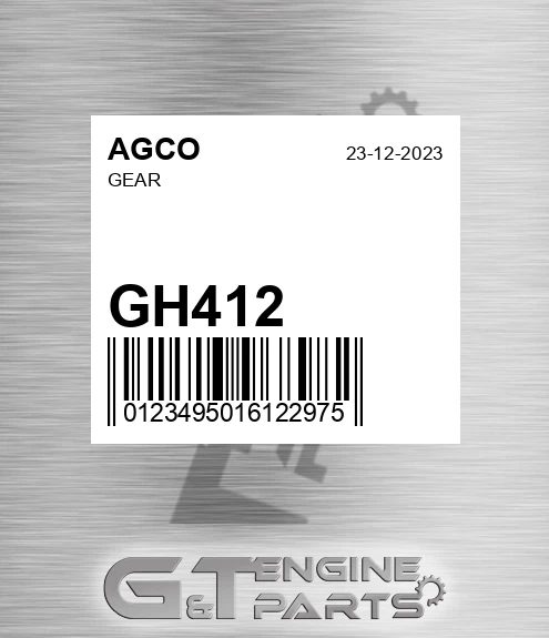 GH412 Gear