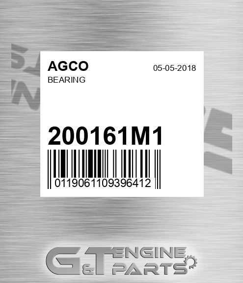 200161M1 Bearing for AGCO