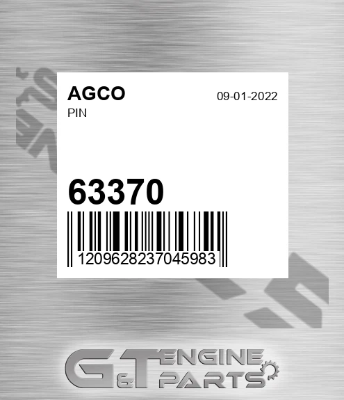 63370 AGCO Pin