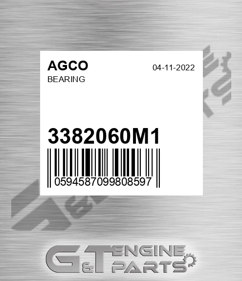 3382060M1 AGCO Bearing