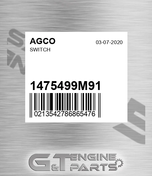 1475499M91 AGCO Switch