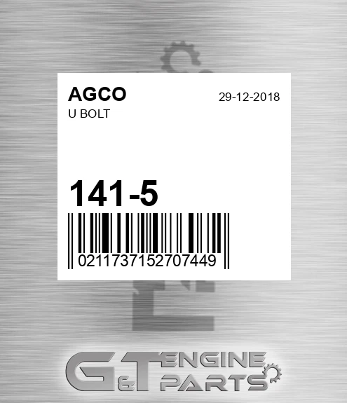 141-5 U Bolt for AGCO