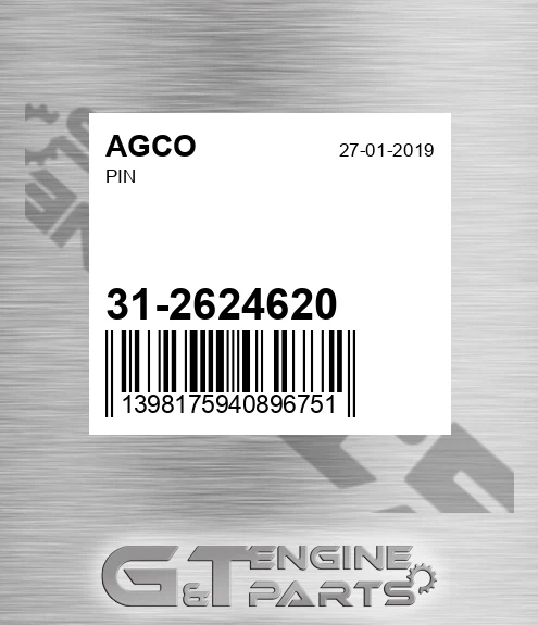 31-2624620 Pin for AGCO