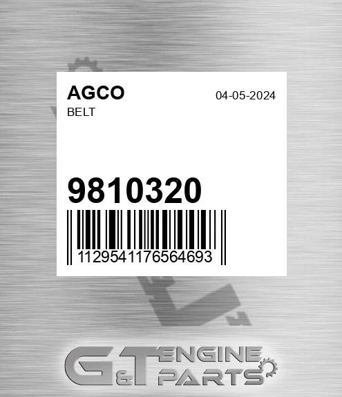 9810320 Belt