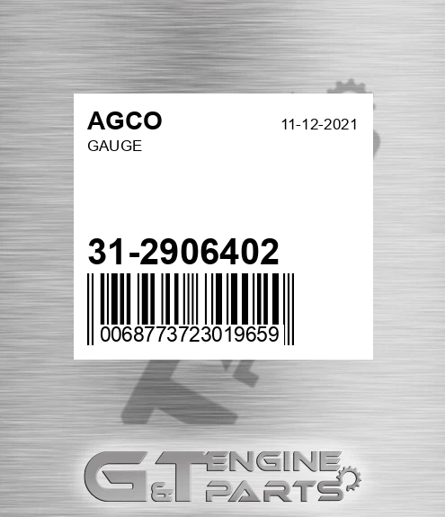 31-2906402 Gauge for AGCO