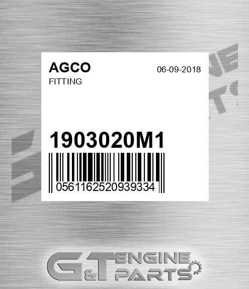 1903020M1 Fitting for AGCO
