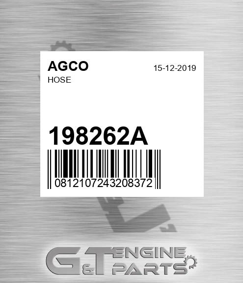 198262A Hose for AGCO