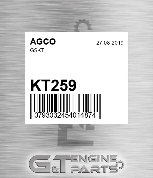 KT259 AGCO Gskt