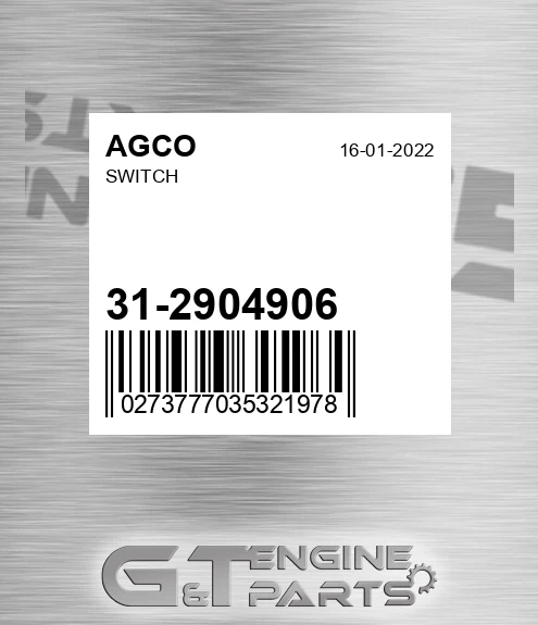 31-2904906 Switch for AGCO