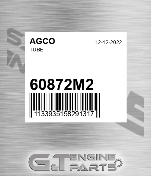 60872M2 AGCO Tube