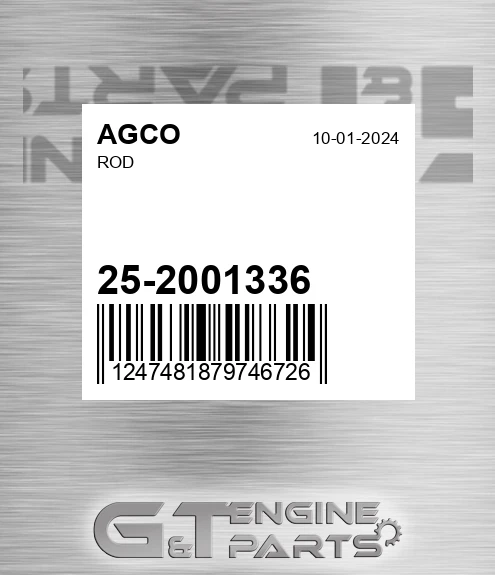 25-2001336 Rod for AGCO