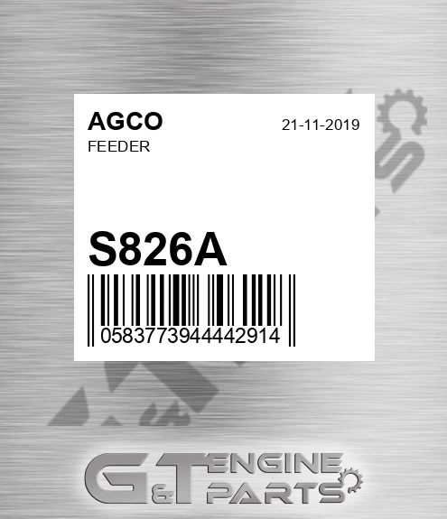 S826A Feeder