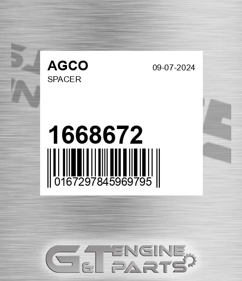 1668672 Spacer for AGCO