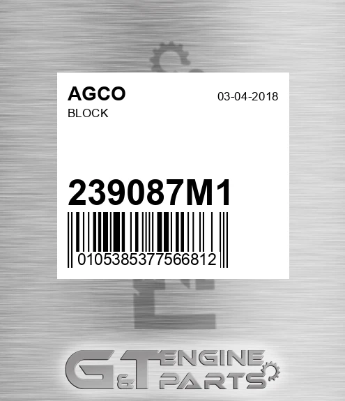 239087M1 AGCO Block