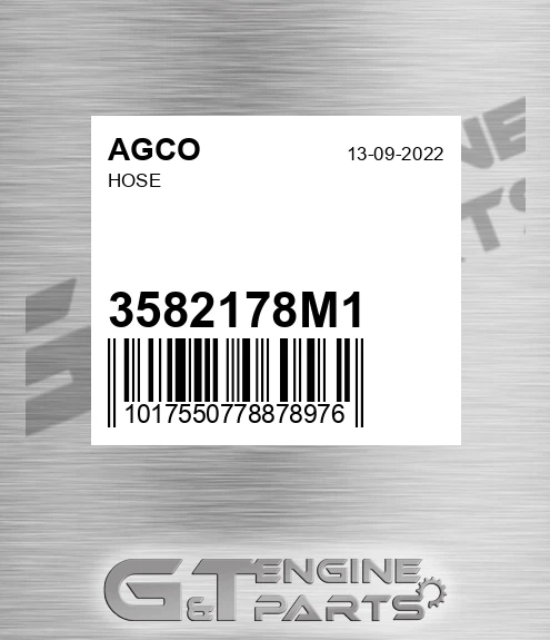3582178M1 Hose for AGCO