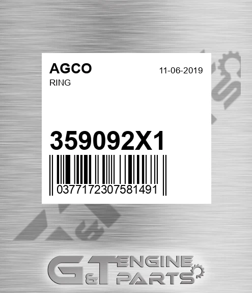 359092X1 Ring for AGCO