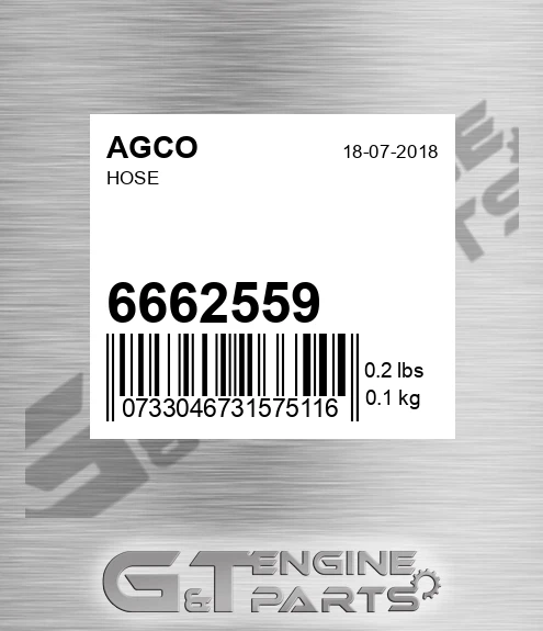 6662559 Hose for AGCO