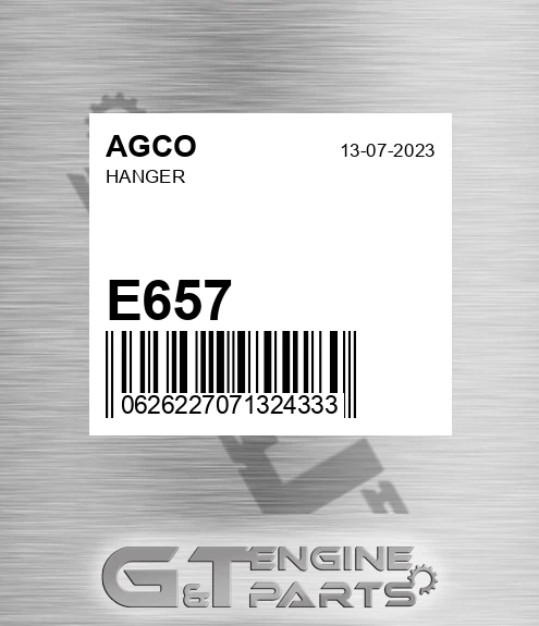 E657 Hanger