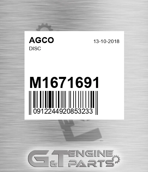 M1671691 Disc