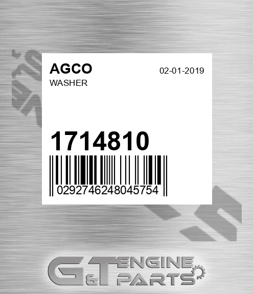 1714810 Washer for AGCO