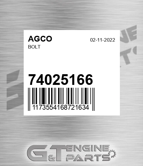 74025166 AGCO Bolt