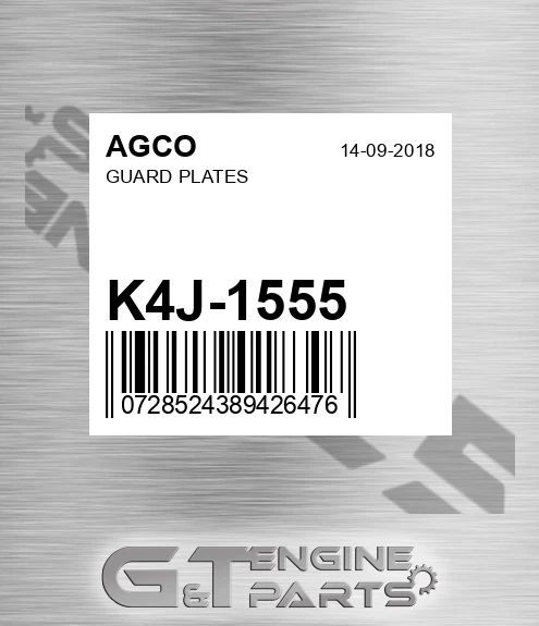 K4J-1555 Guard Plates for AGCO