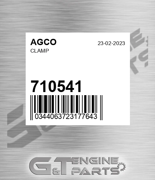 710541 Clamp for AGCO