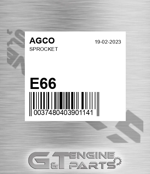 E66 Sprocket
