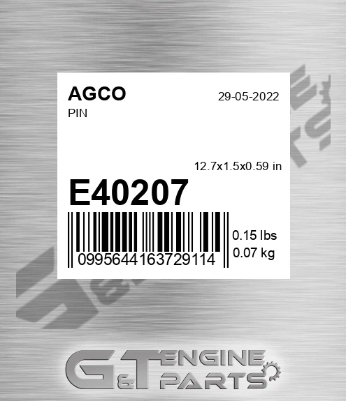 E40207 Pin
