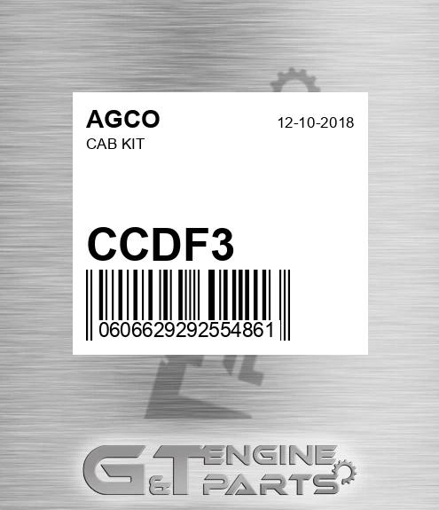 CCDF3 AGCO Cab Kit