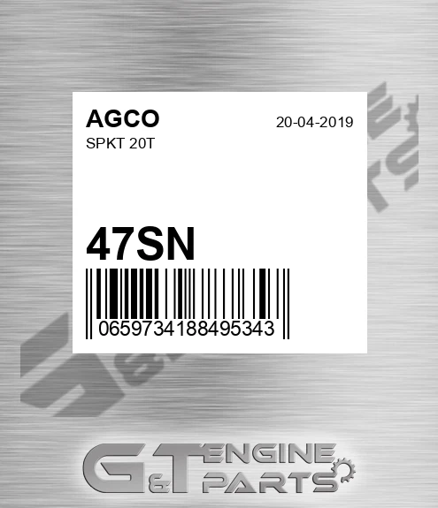47SN Spkt 20t