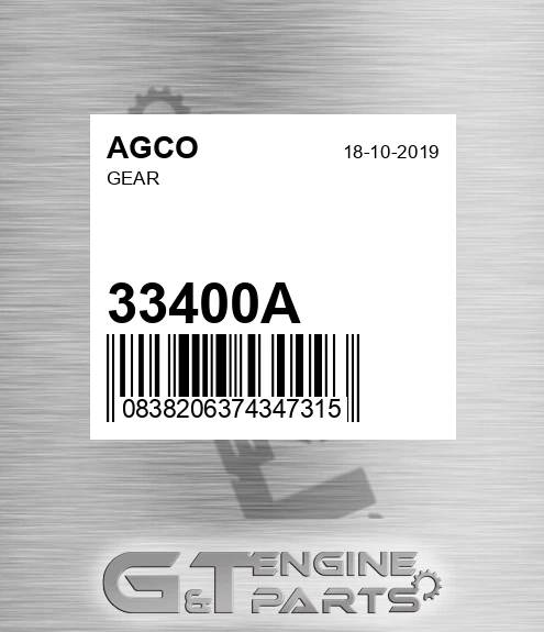 33400A Gear
