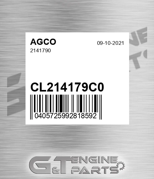 CL214179C0 AGCO 2141790