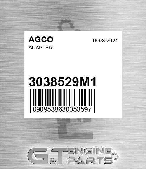 3038529M1 Adapter for AGCO