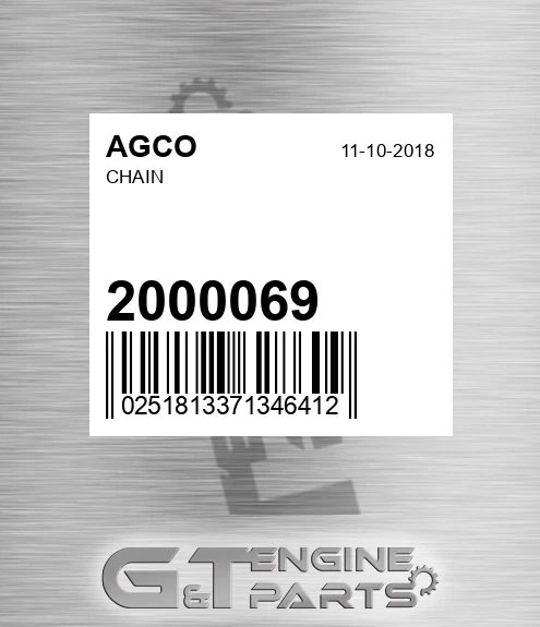 2000069 Chain for AGCO