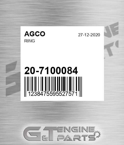 20-7100084 Ring for AGCO