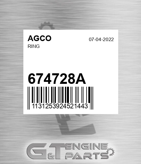 674728A AGCO Ring