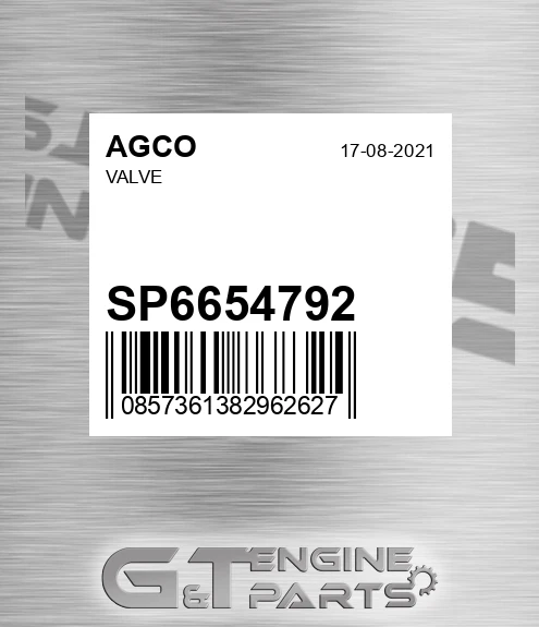 SP6654792 Valve