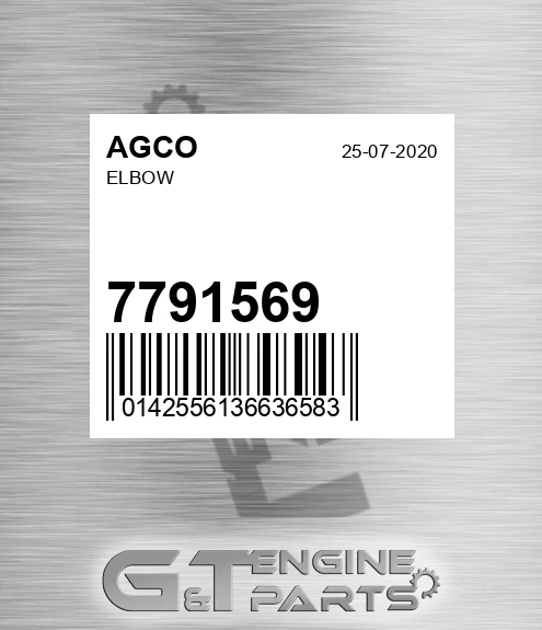 7791569 AGCO Elbow
