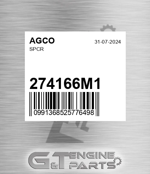 274166M1 AGCO Spcr