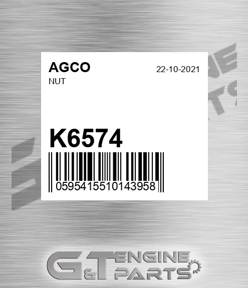 K6574 AGCO Nut