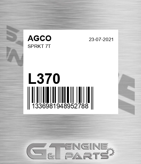 L370 Sprkt 7t