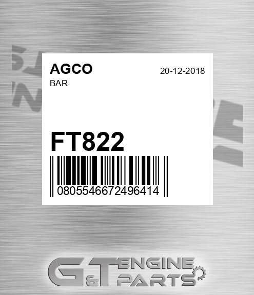 FT822 Bar