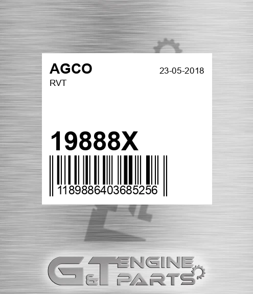 19888X Rvt for AGCO
