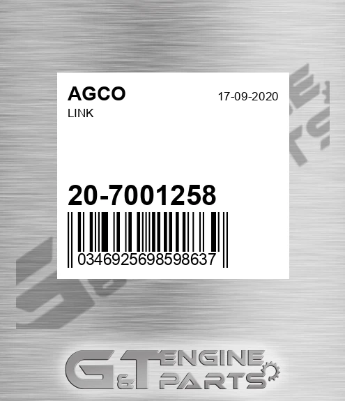 20-7001258 Link for AGCO