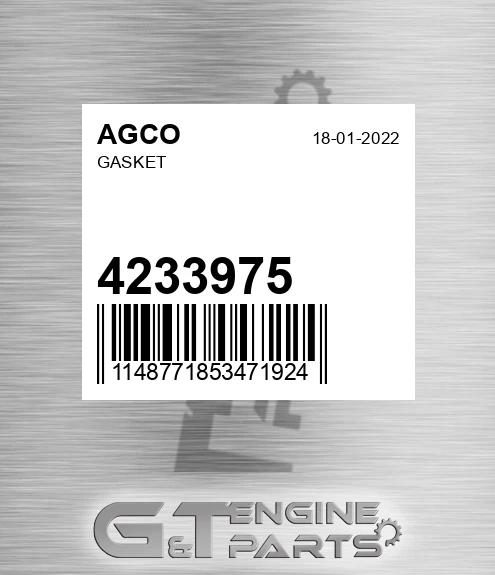 4233975 Gasket